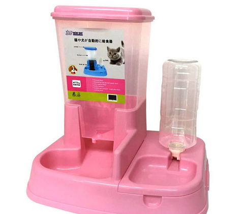 water container-  pet- drinking fountain  Pet  -Feeder For Pets-  Feeder  Automatic- Feeder- mamauzinha