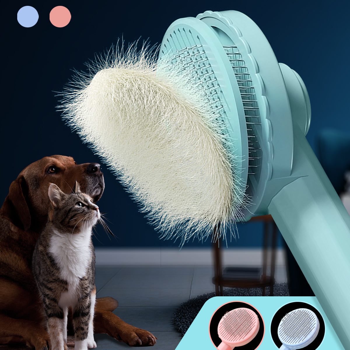 pet brush - Pet - cleaning brush - pet massage- mamauzinha